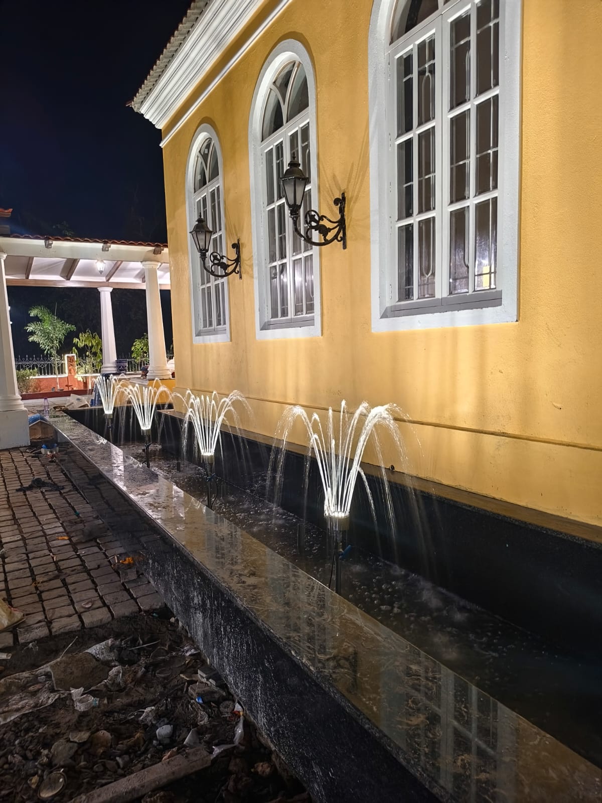 Water Fountain Architectural Installation